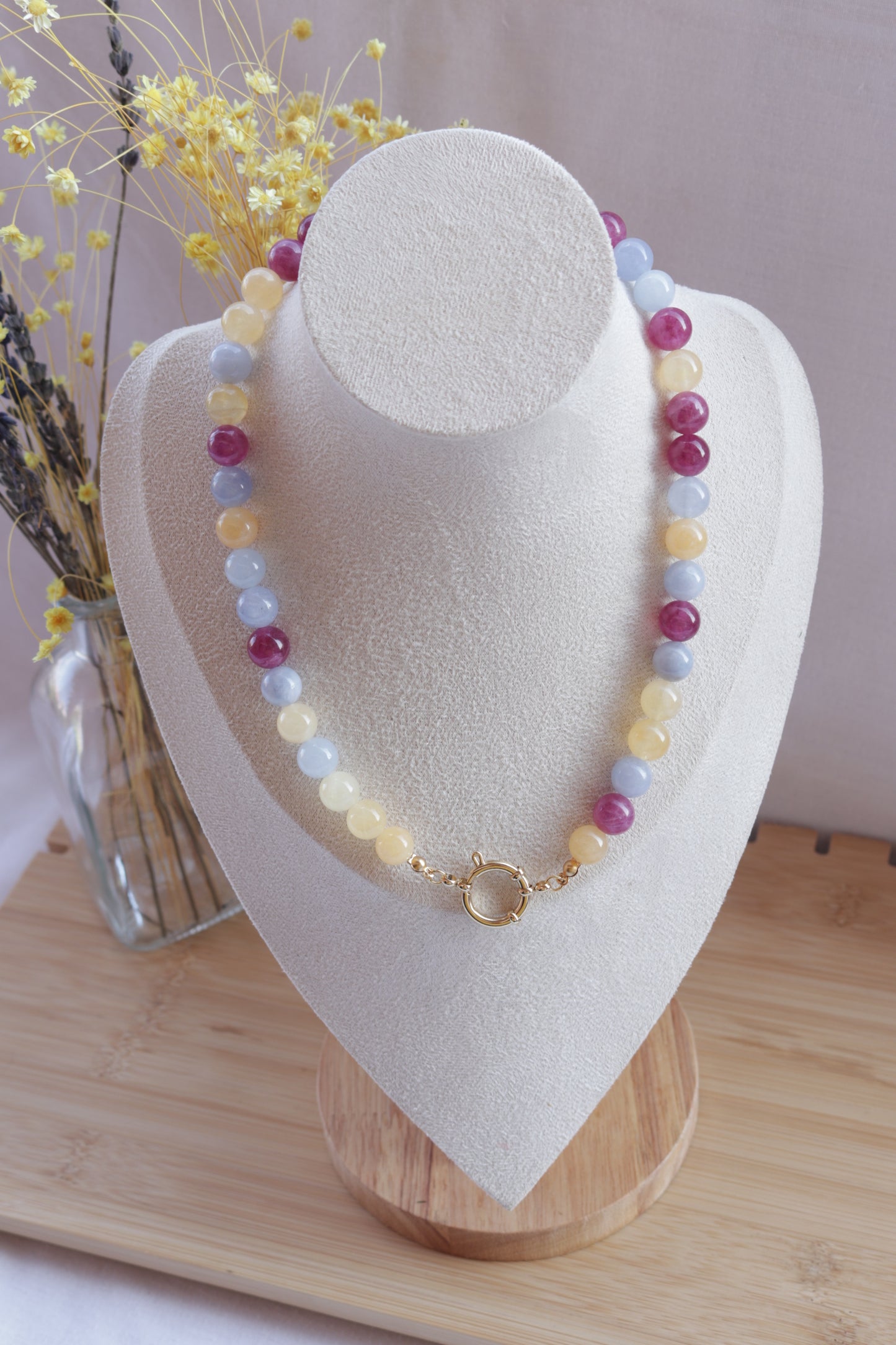 Colar Bubble Sunset Coral