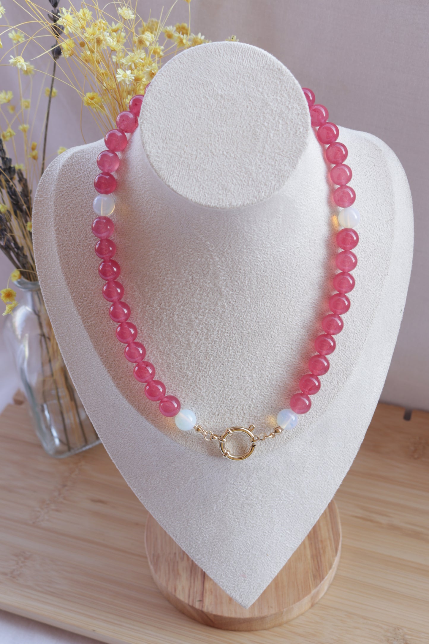 Colar Bubble Ruby Flame