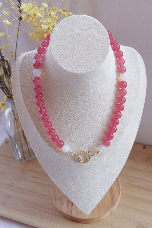 Colar Bubble Ruby Flame