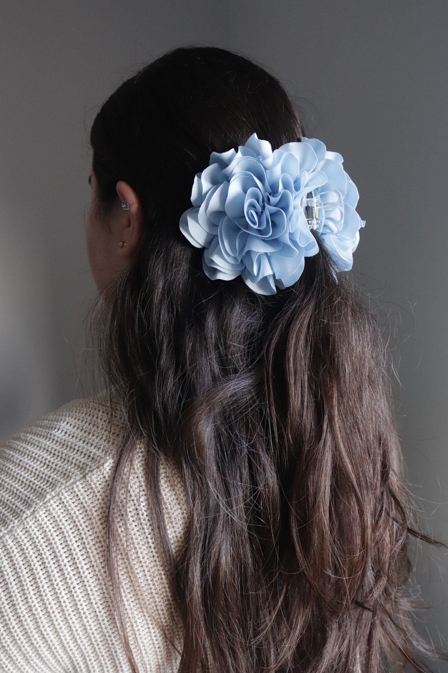 Mola Azul de Flor Pormenorizada