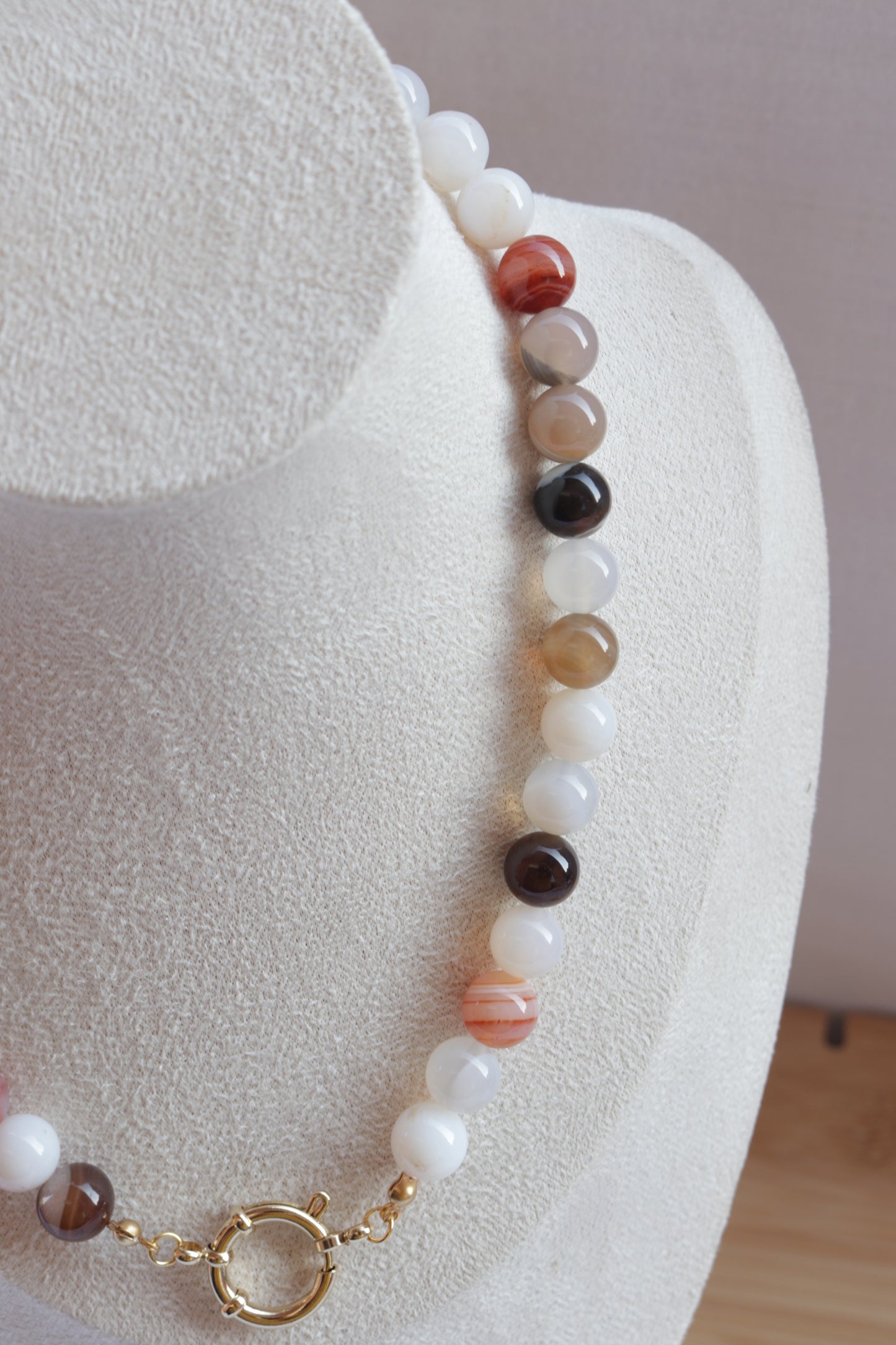 Colar Bubble Earthstone