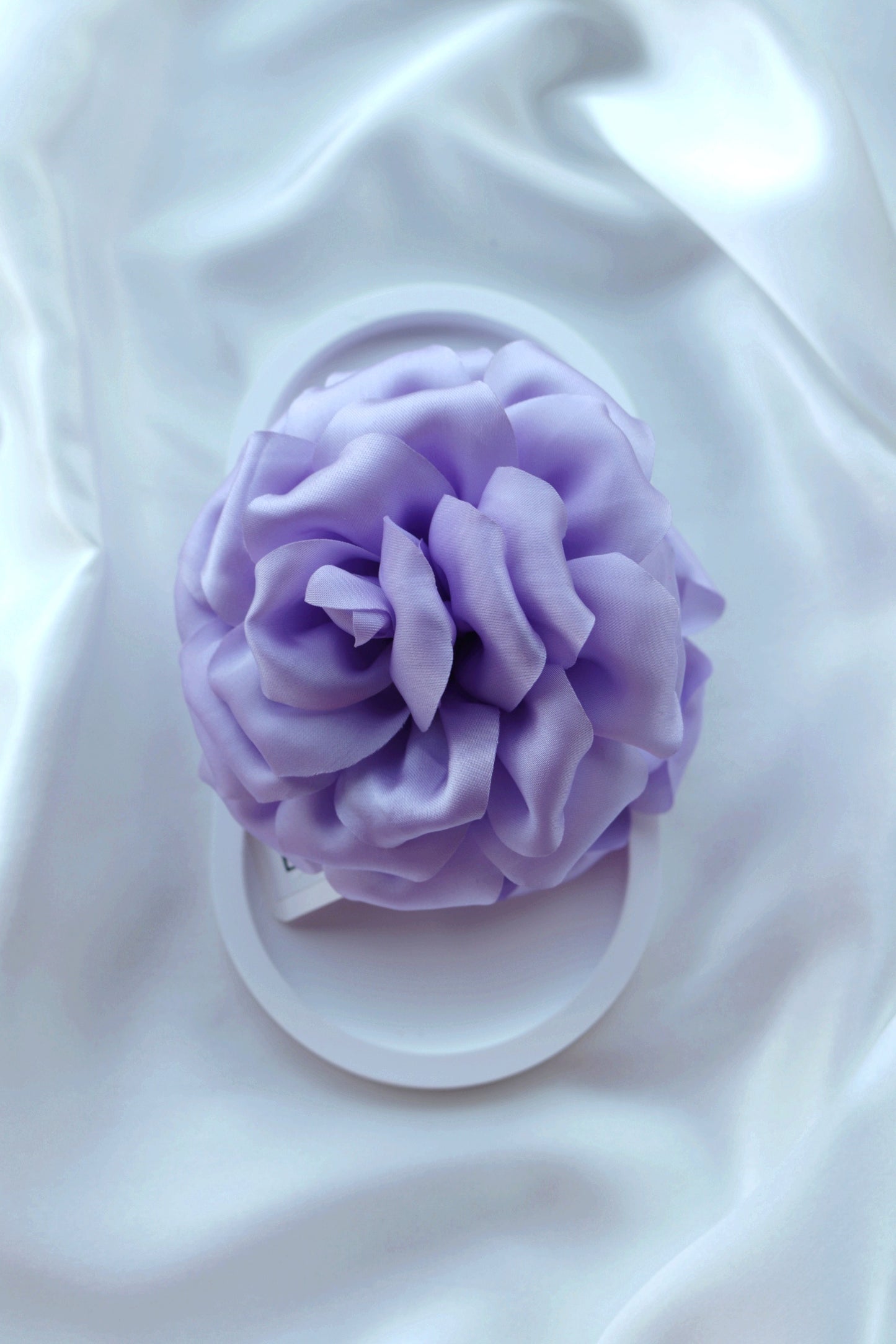 Mola Lilás de Flor Pormenorizada