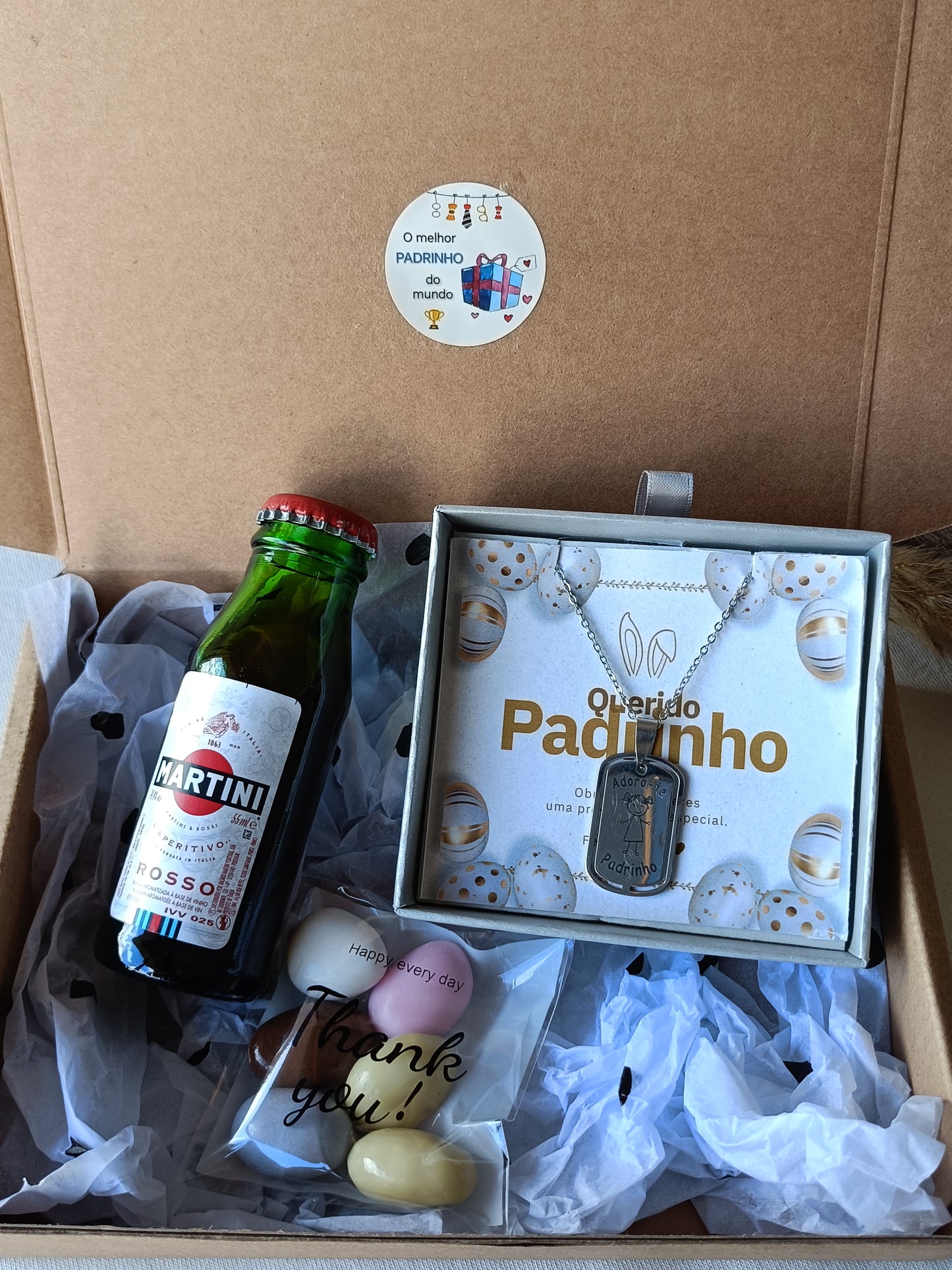 🎁 Box Presente Padrinho – Edição Páscoa