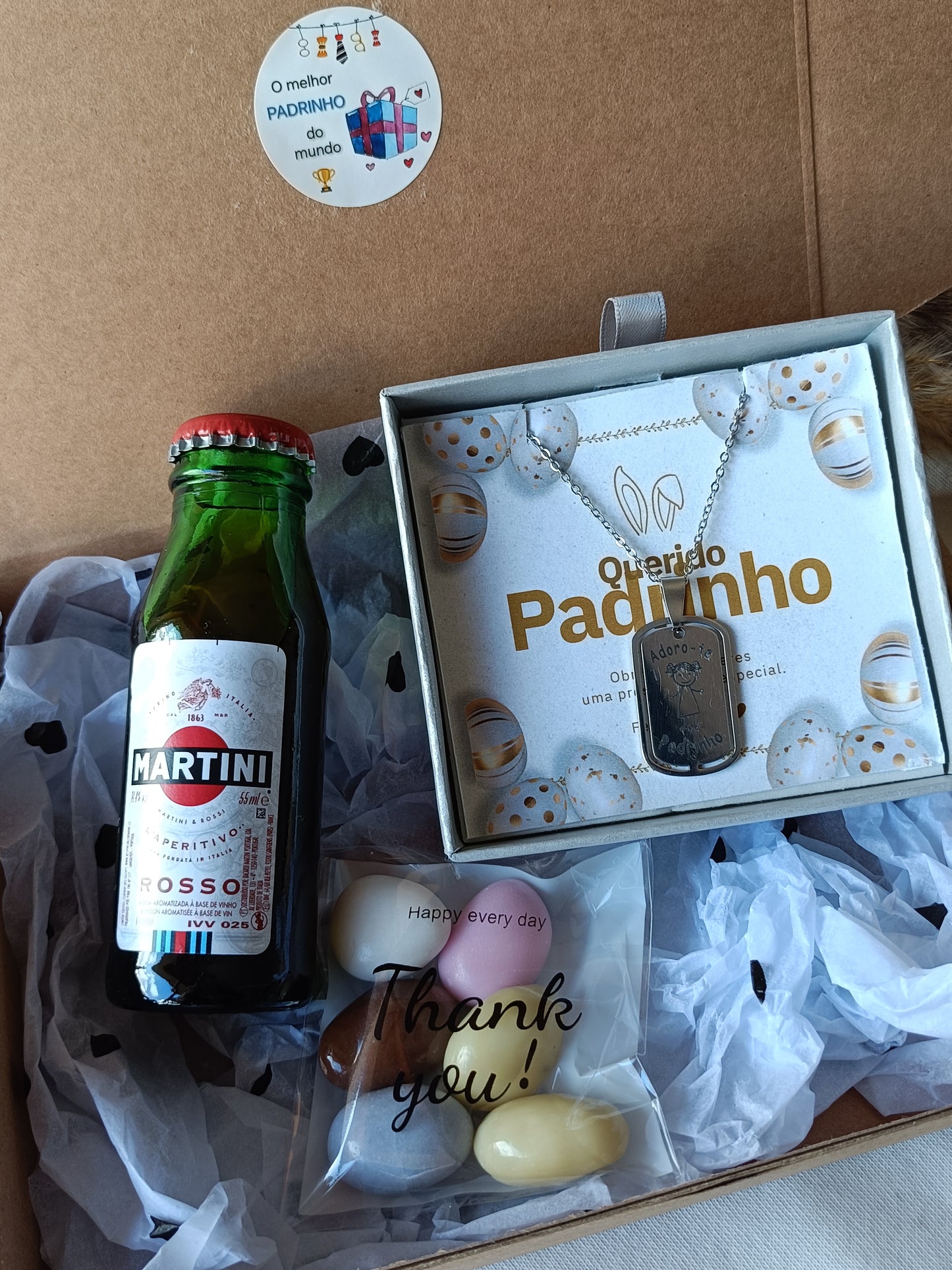 🎁 Box Presente Padrinho – Edição Páscoa