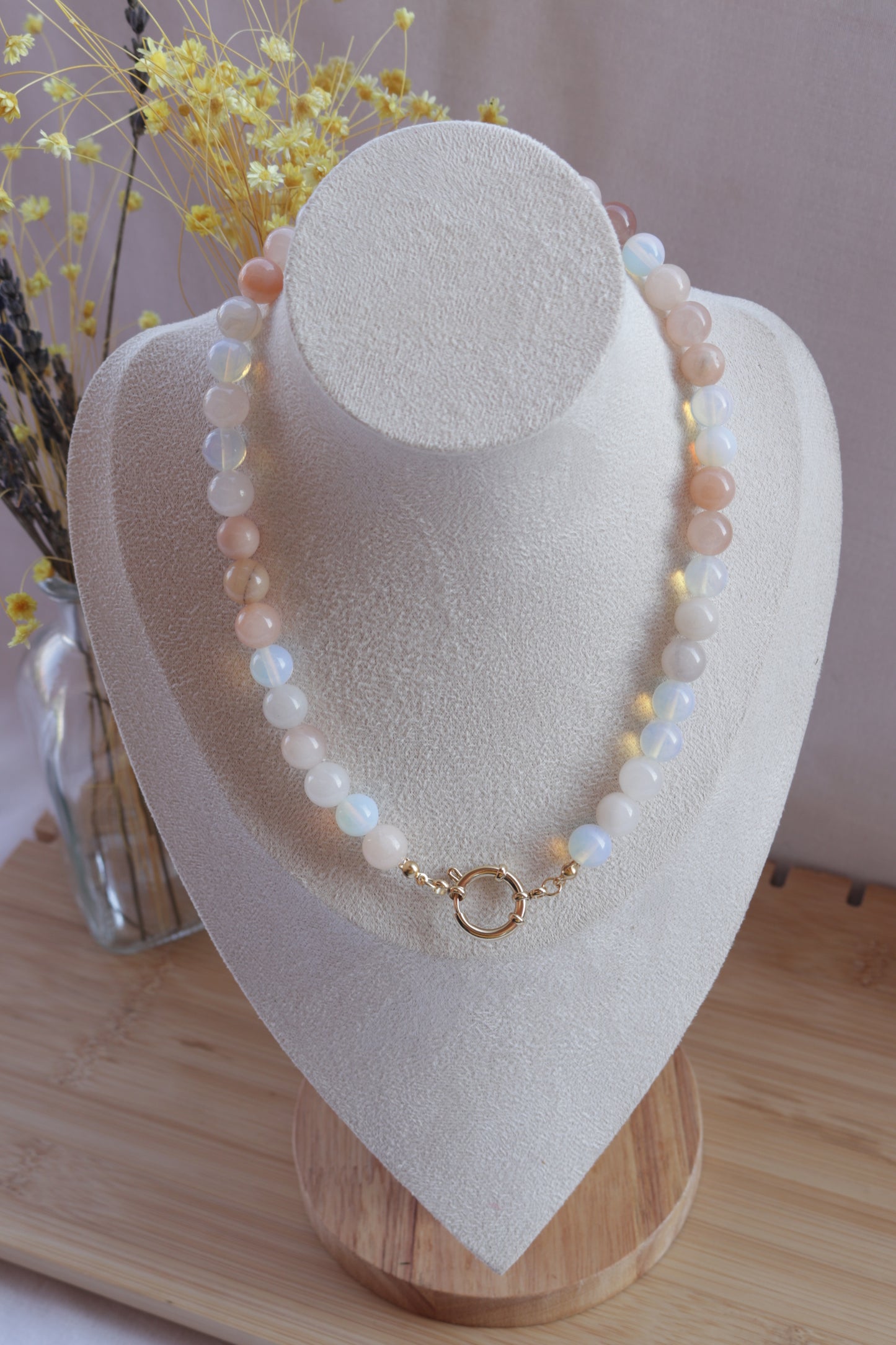 Colar Bubble Peach Glow