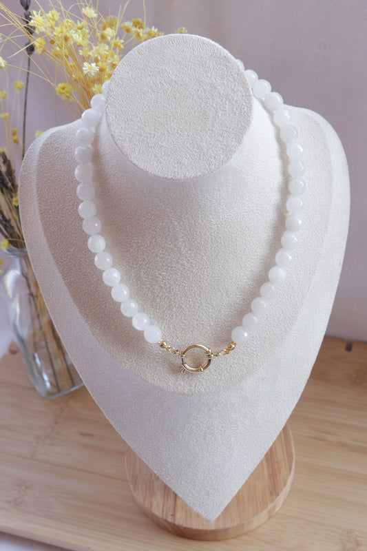 Colar Bubble Frosted Crystal