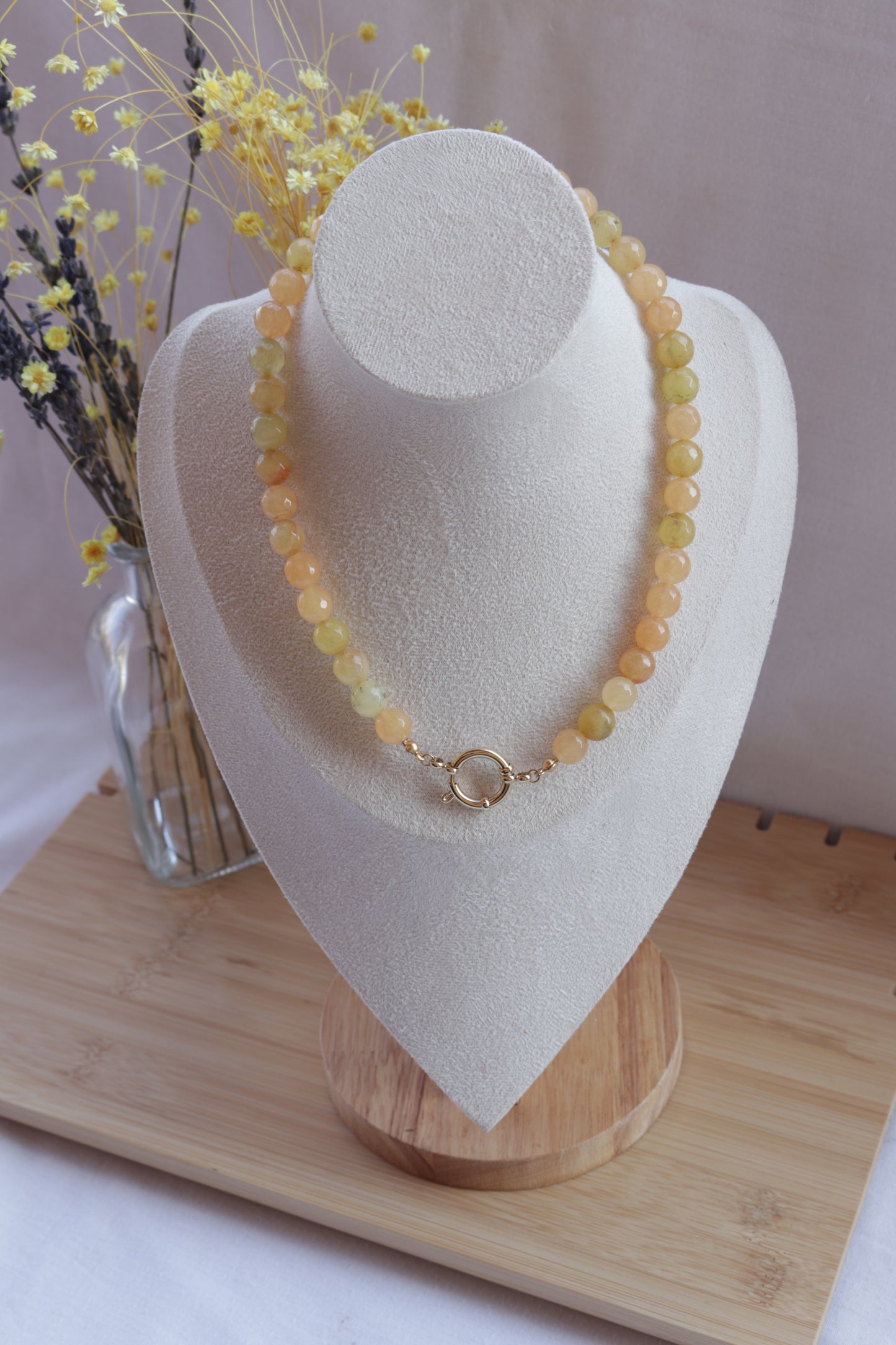 Colar Bubble Golden Sunrise