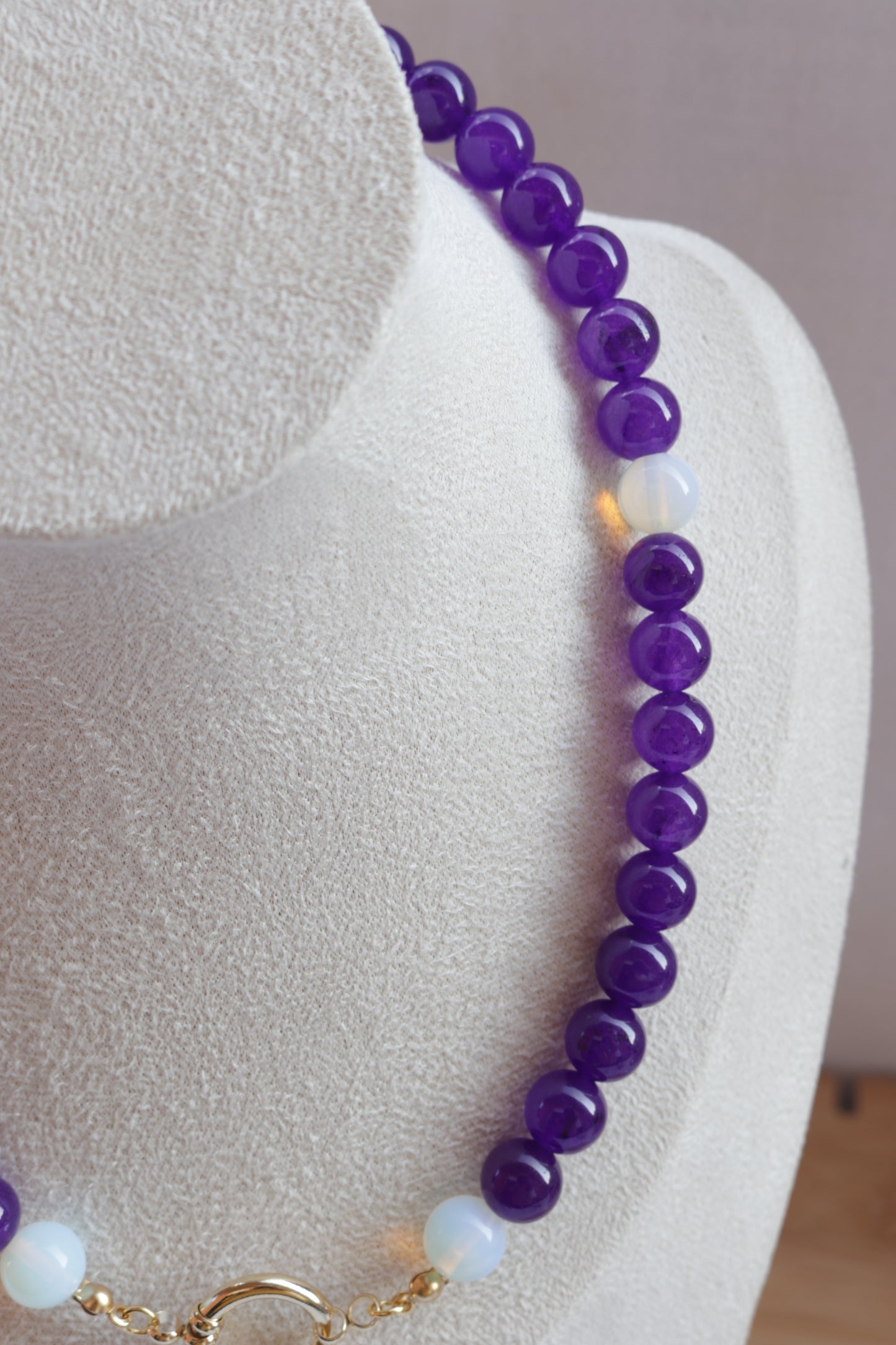 Colar Bubble Amethyst Aura