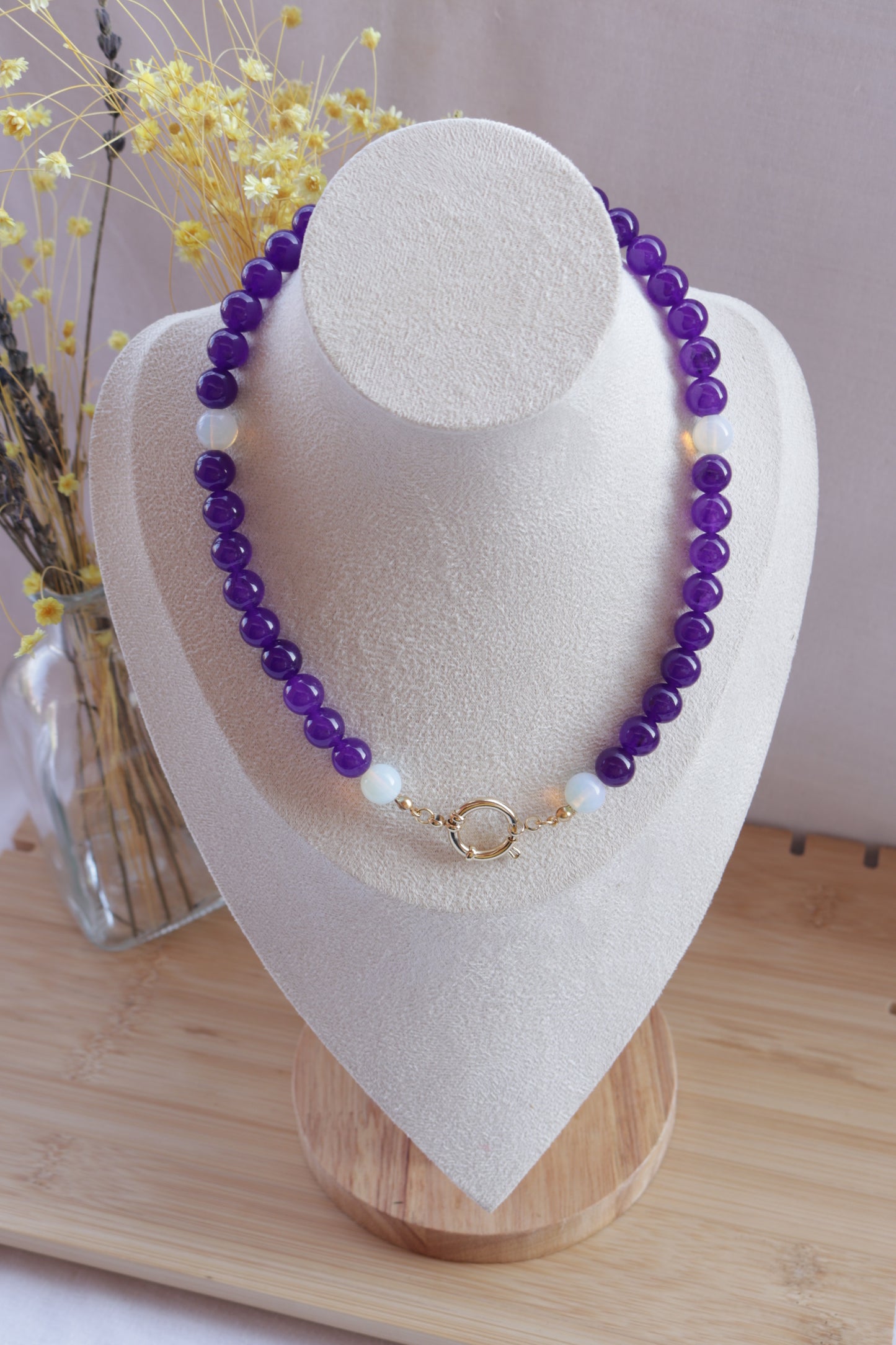Colar Bubble Amethyst Aura