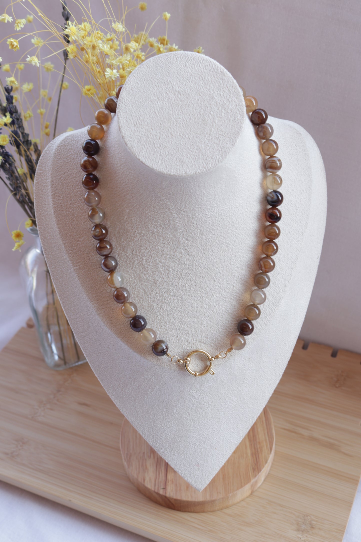 Colar Bubble Tiger's Eye