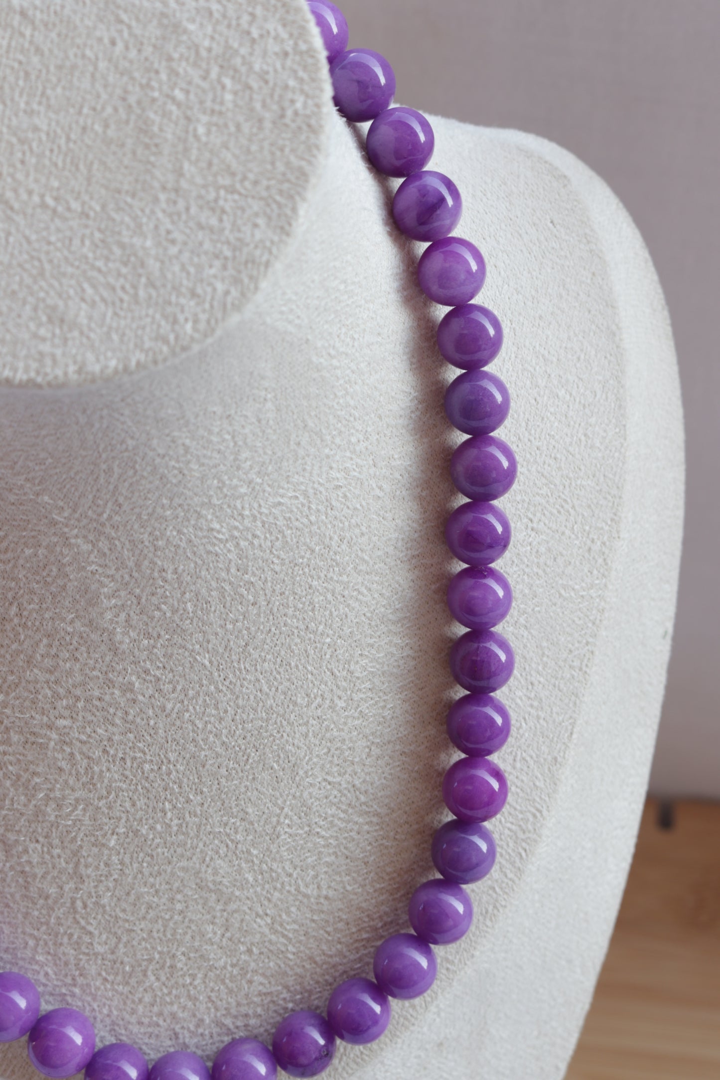 Colar Bubble Velvet Lilac