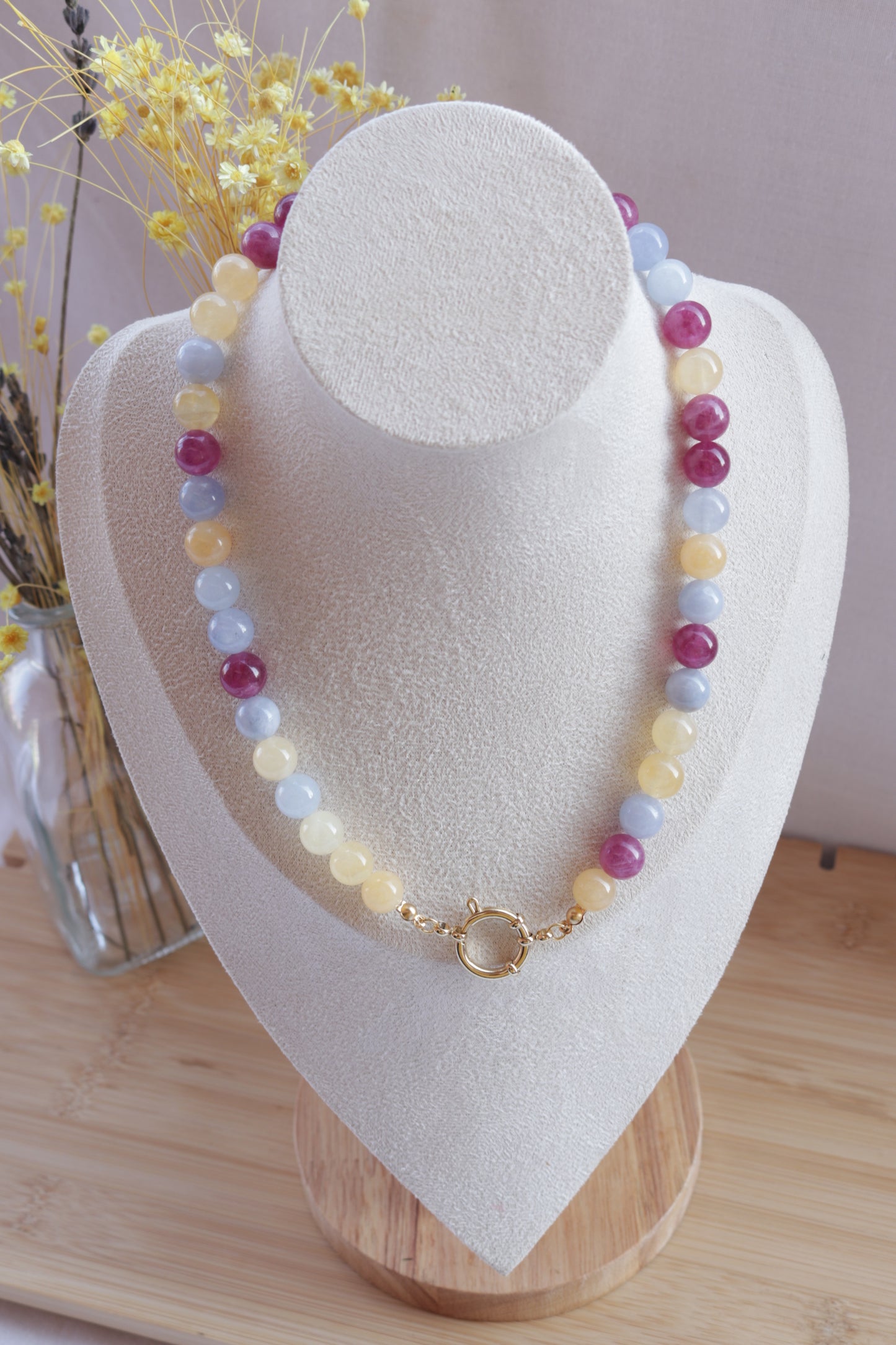 Colar Bubble Sunset Coral