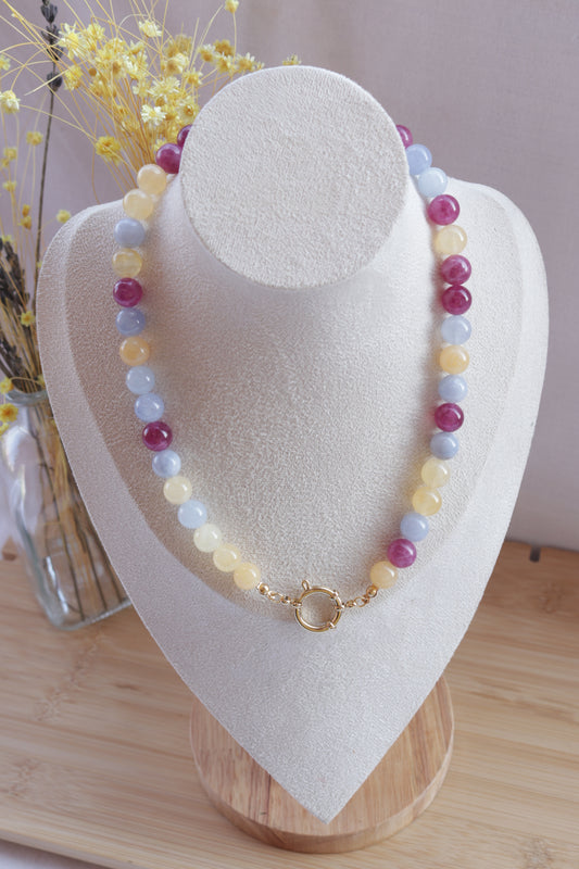 Colar Bubble Sunset Coral