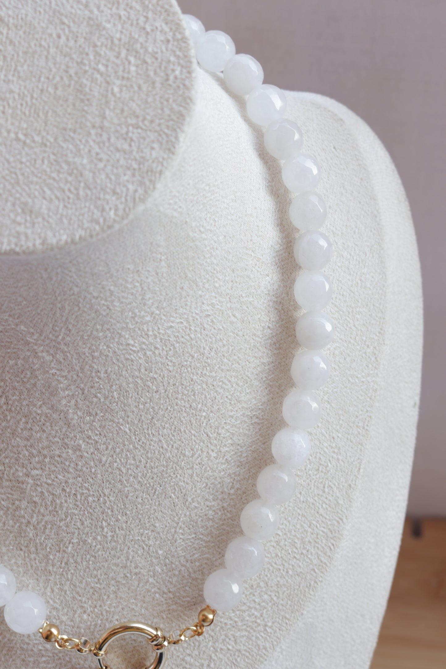Colar Bubble Frosted Crystal