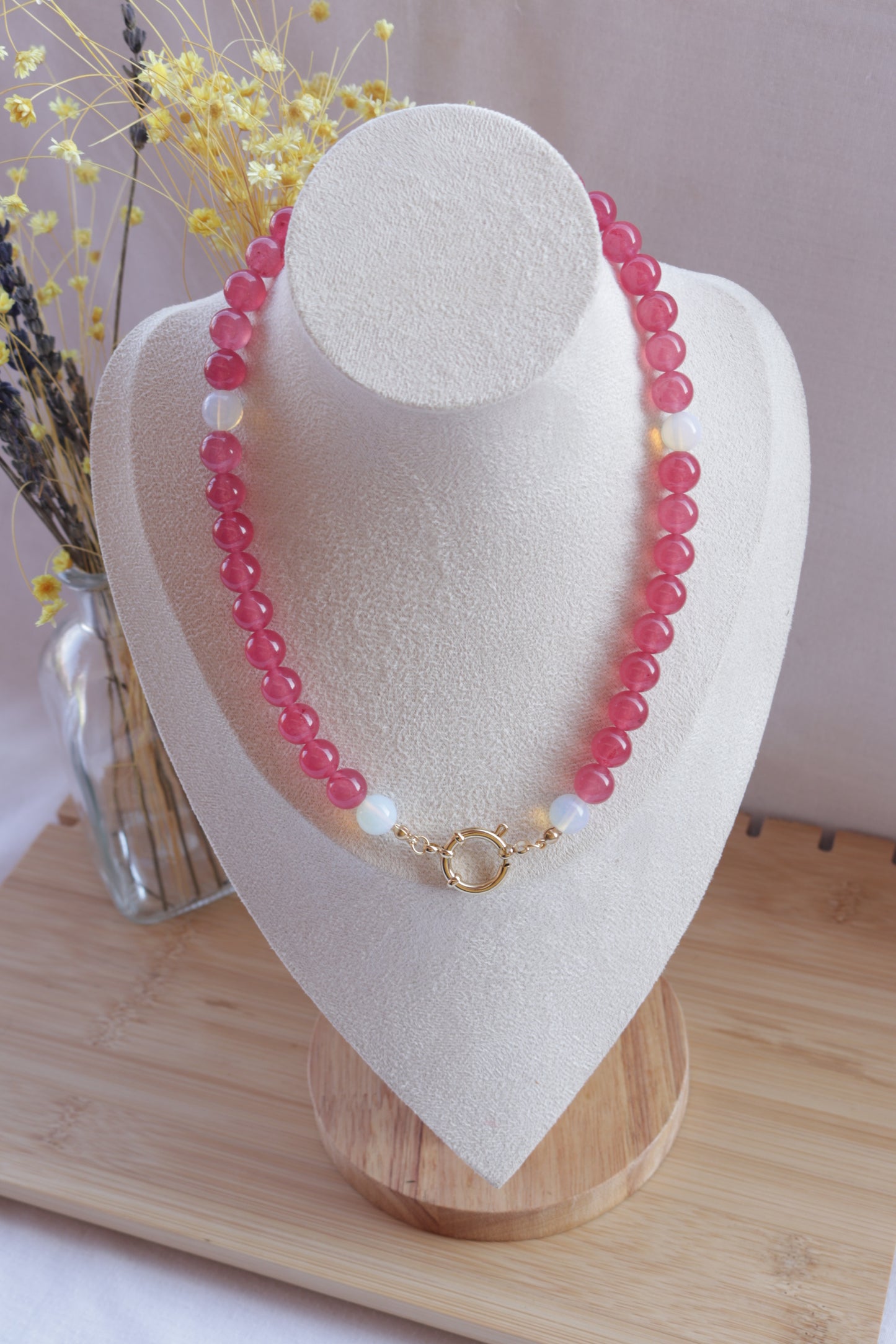 Colar Bubble Ruby Flame