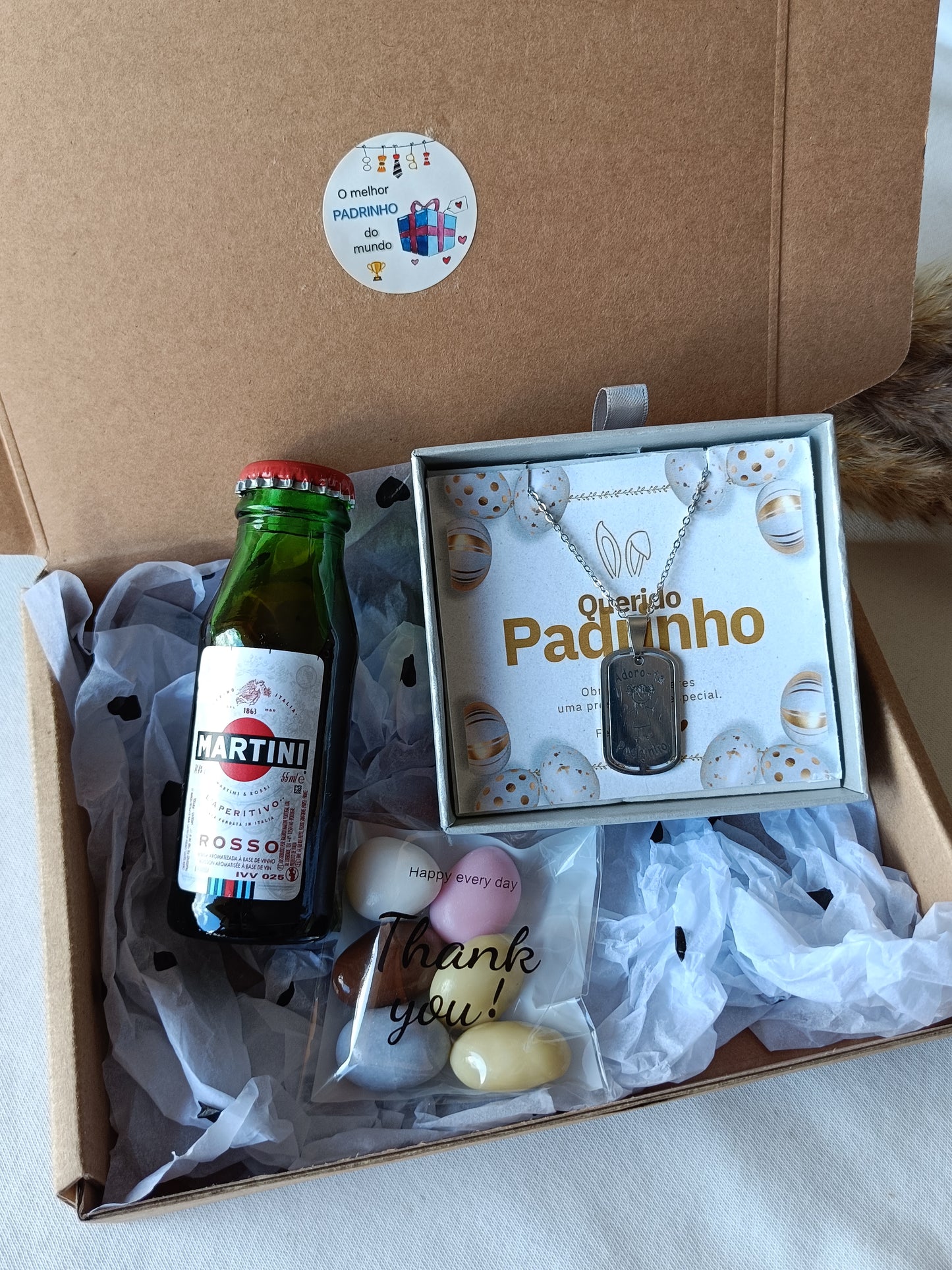 🎁 Box Presente Padrinho – Edição Páscoa